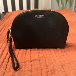 Kate Spade Black Cameron Medium Dome Wristlet